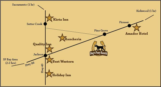Local Lodging near Ranch